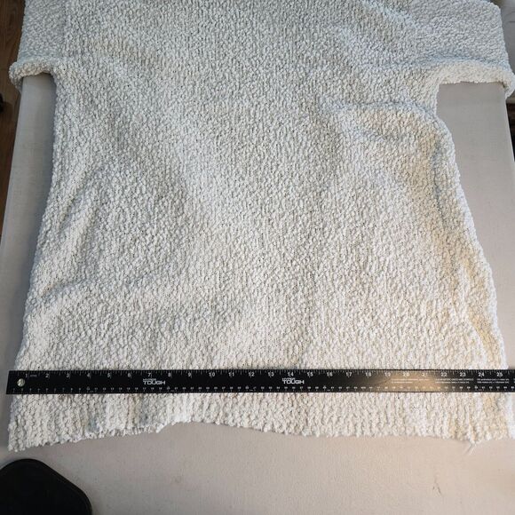 Studio B Bobeau Open Front Cardigan Women's 1X Ivory Popcorn V-Neck Long Sleeve - Picture 10 of 16